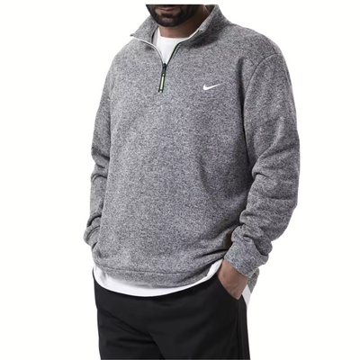 NK™ Men's Stand Collar Half-Zip Swaeter