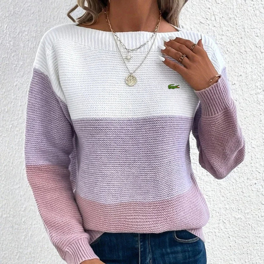 LC™  Tricolor Knit Sweater