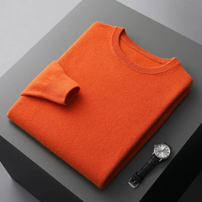 Kensley London™ | Luxe Merino Crew Neck Jumper for Men
