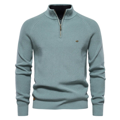 Harrington & Co.™ | Luxe Half-Zip Jumper for Men
