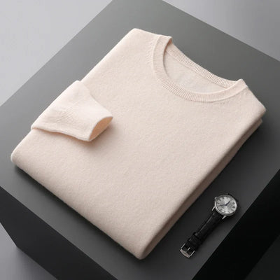 Kensley London™ | Luxe Merino Crew Neck Jumper for Men
