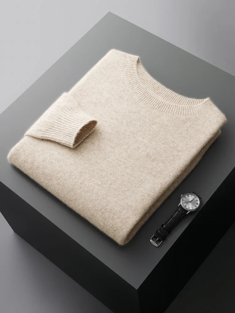 Blenford™ | Luxe Merino Crew Neck Jumper for Men