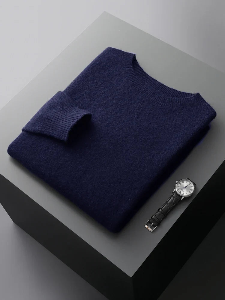 Blenford™ | Luxe Merino Crew Neck Jumper for Men