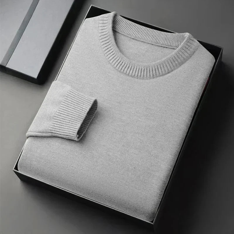 Wexford & Co.™ | Pure Cashmere Crew Neck Jumper for Men