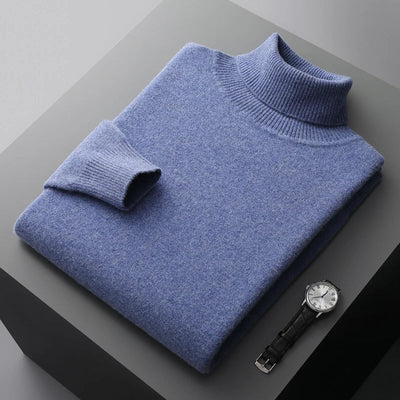 Halston & Hunt™ | Luxe Merino Turtleneck Jumper for Men
