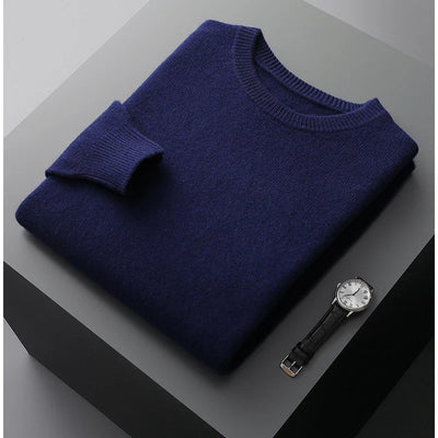 Kensley London™ | Luxe Merino Crew Neck Jumper for Men