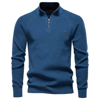 Harrington & Co.™ | Luxe Half-Zip Jumper for Men