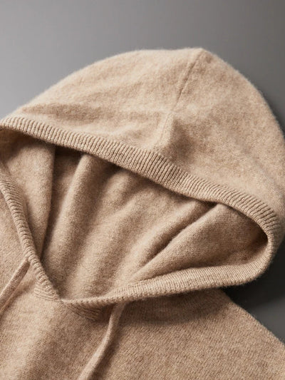 Kensington Row™ | Pure Cashmere Knit Hoodie for Men