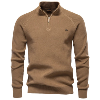 Harrington & Co.™ | Luxe Half-Zip Jumper for Men