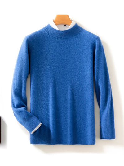 Ashbourne™ | Luxe Merino Mock Neck Jumper for Men