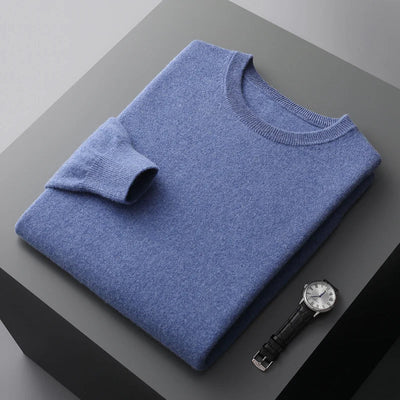 Kensley London™ | Luxe Merino Crew Neck Jumper for Men