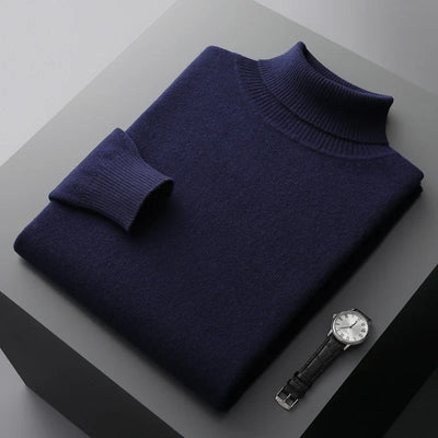 Halston & Hunt™ | Luxe Merino Turtleneck Jumper for Men