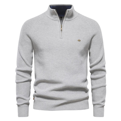 Harrington & Co.™ | Luxe Half-Zip Jumper for Men