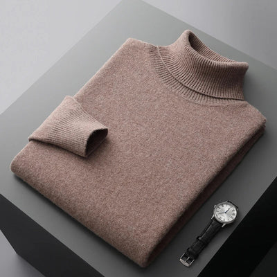 Halston & Hunt™ | Luxe Merino Turtleneck Jumper for Men