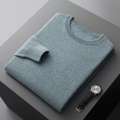 Kensley London™ | Luxe Merino Crew Neck Jumper for Men