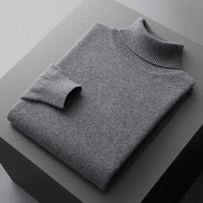 Halston & Hunt™ | Luxe Merino Turtleneck Jumper for Men
