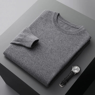 Kensley London™ | Luxe Merino Crew Neck Jumper for Men