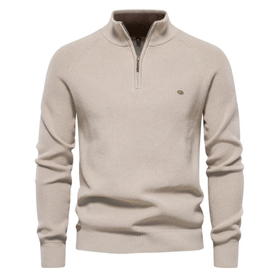 Harrington & Co.™ | Luxe Half-Zip Jumper for Men