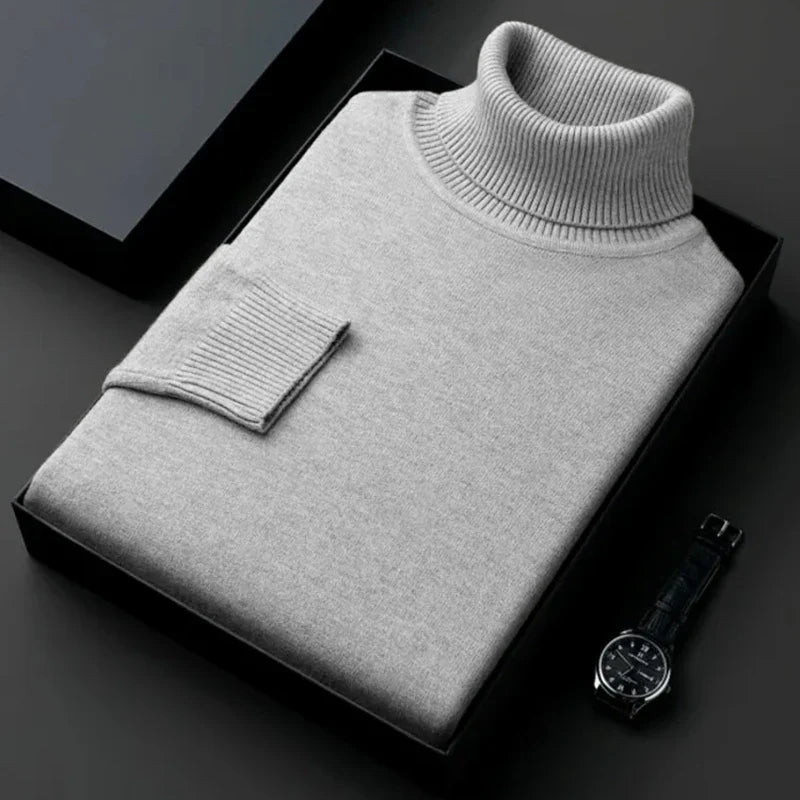 Aldrich London™ | Luxe Merino Turtleneck for Men