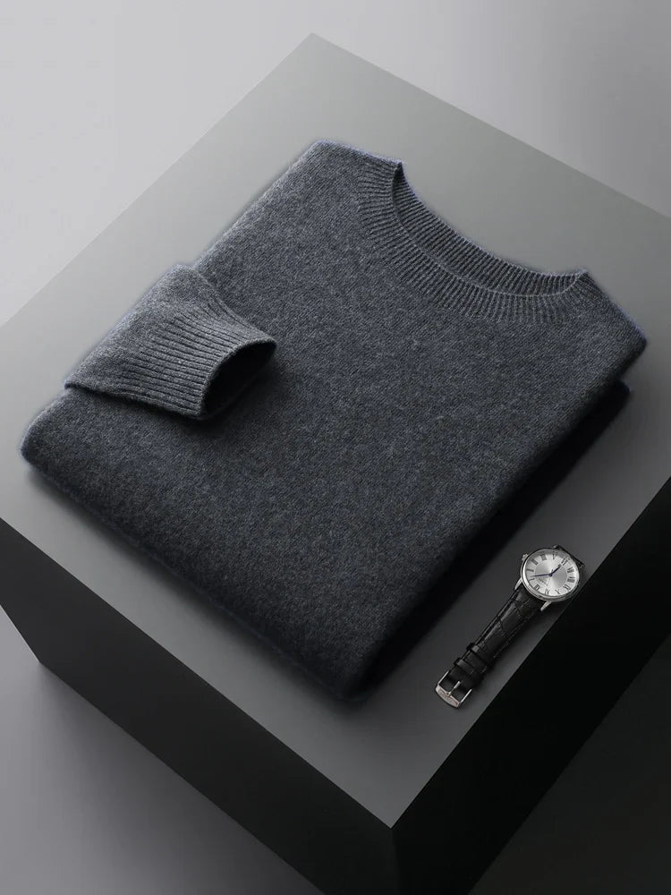 Blenford™ | Luxe Merino Crew Neck Jumper for Men