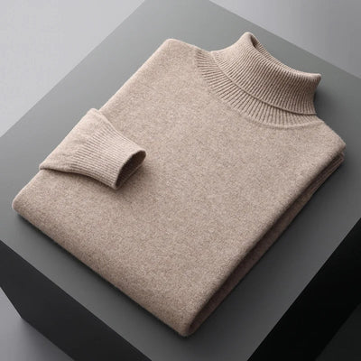 Halston & Hunt™ | Luxe Merino Turtleneck Jumper for Men