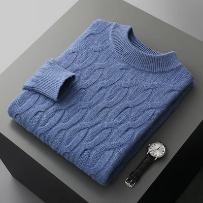 Graham Jacquard Cashmere Sweater