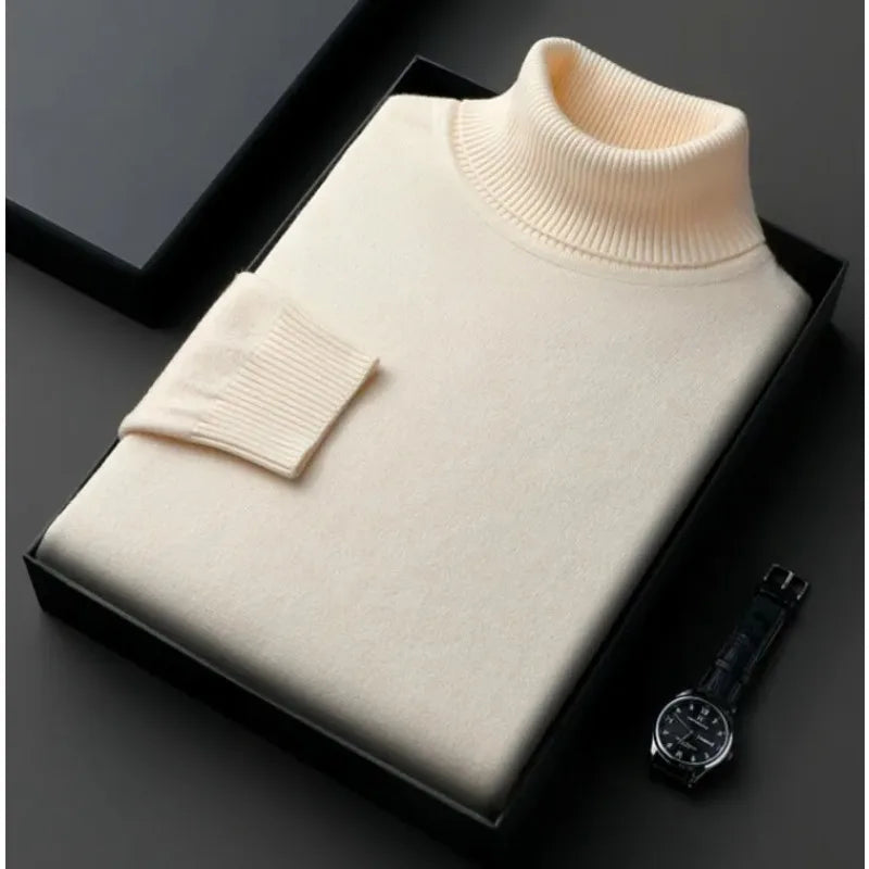 Aldrich London™ | Luxe Merino Turtleneck for Men