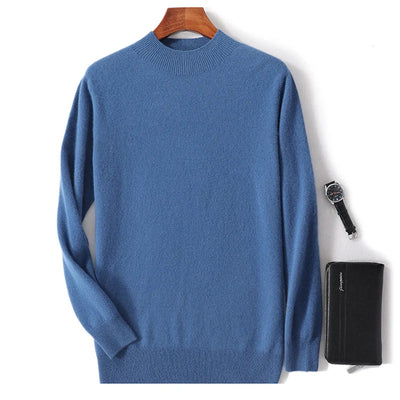 Rowallan™ | Pure Cashmere Mock Neck Jumper for Men