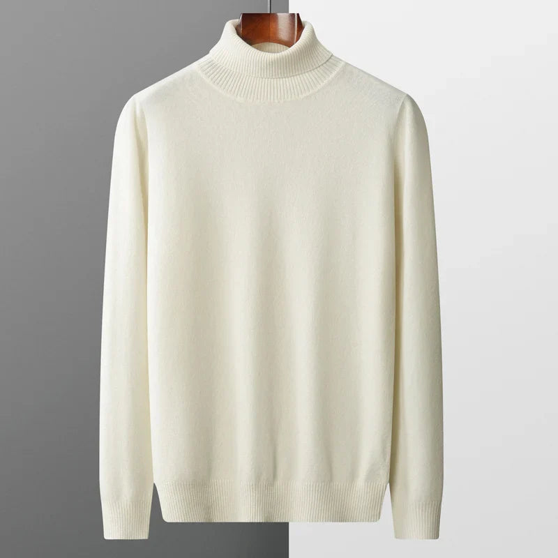 Halston & Hunt™ | Luxe Merino Turtleneck Jumper for Men