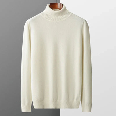 Halston & Hunt™ | Luxe Merino Turtleneck Jumper for Men