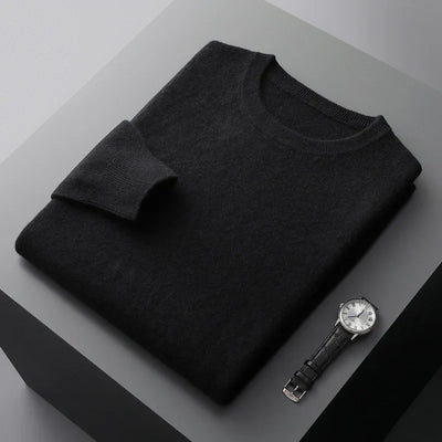 Kensley London™ | Luxe Merino Crew Neck Jumper for Men