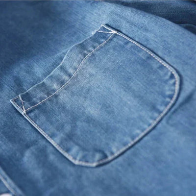 Men's Premium Denim Button Up