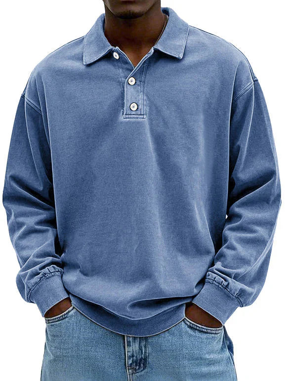 Smart-casual polo look