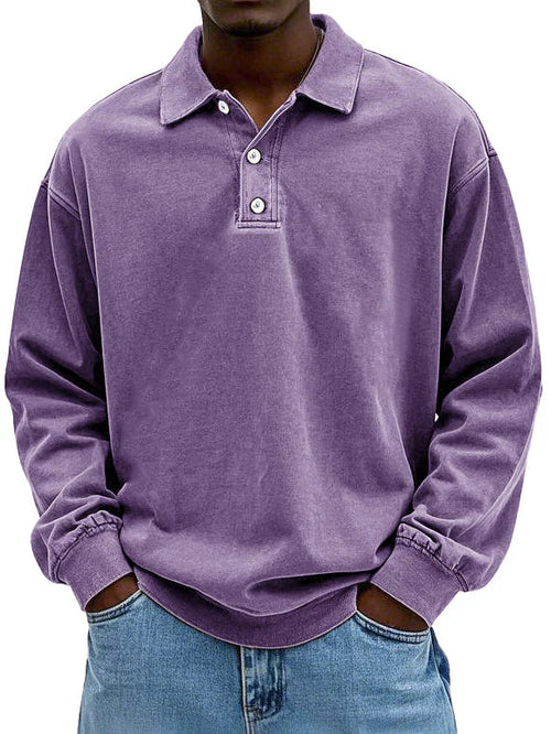 Smart-casual polo look