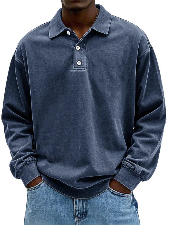 Smart-casual polo look